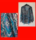 Italian style prachtige blouse maat 42 in zeer goede staat., Ophalen of Verzenden, Zo goed als nieuw, Maat 42/44 (L)