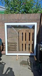 kunststof kozijn met dubbel  glas, Kunststof, Gebruikt, Raamkozijn, Inclusief glas