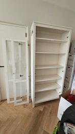 Witte vitrinekast met glazen deur ikea hemnes, Huis en Inrichting, Kasten | Vitrinekasten, Glas, Modern, 150 tot 200 cm, 25 tot 50 cm
