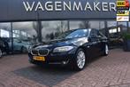 BMW 5-serie 528i High Executive AUT|CLIMA|Leder|NAV|CAM|PANO, Auto's, 13 km/l, Euro 5, Achterwielaandrijving, Beige