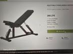 NOG NIEUW IN DOOS. verstelbare fitnessbank Insportline AB100, Sport en Fitness, Ophalen, Krachtstation, Nieuw, Metaal