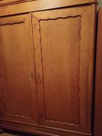 Eiken kledingkast te koop., Ophalen, Gebruikt, Met hangruimte, 200 cm of meer