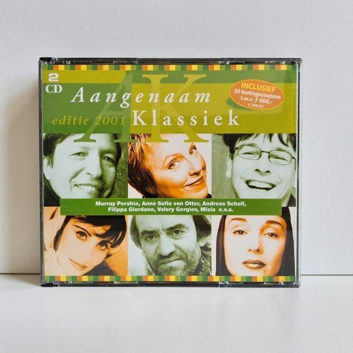 Aangenaam Klassiek 2001 (2cd), Cd's en Dvd's, Cd's | Klassiek, Zo goed als nieuw, Barok, Ophalen of Verzenden