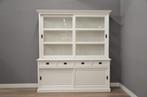 Witte vitrinekast 200 cm