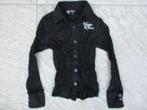 Vingino blouse zwart getailleerd stretch maat 104 lange mouw, Kinderen en Baby's, Kinderkleding | Maat 104, Meisje, Zo goed als nieuw