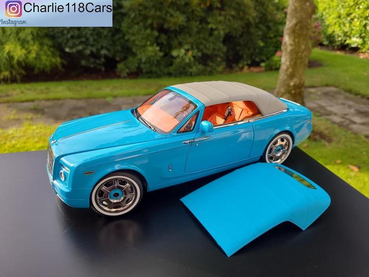 Kyosho 1/18 Rolls-Royce Phantom Drophead Coupe, Hobby en Vrije tijd, Modelauto's | 1:18, Nieuw, Kyosho, Ophalen of Verzenden