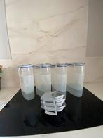 Set van 4 voorraaddozen met deksels, Ophalen of Verzenden, Zo goed als nieuw