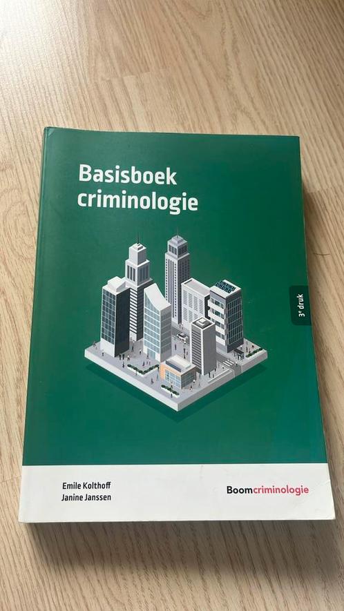 Emile Kolthoff - Basisboek criminologie, Boeken, Schoolboeken, Zo goed als nieuw, Ophalen of Verzenden