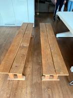 Twee mooie bankjes, Ophalen of Verzenden, Zo goed als nieuw, Rechthoekig, 50 tot 100 cm