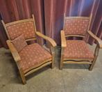2 Houten Stoelen Fauteuils, Ophalen