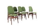 Set 6 vintage stoelen gestoffeerd gratis bezorging, Hout, Overige kleuren, -, -