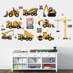 Stoere muursticker van vrachtwagens voor op muur of glas, Kinderen en Baby's, Kinderkamer | Inrichting en Decoratie, Nieuw, Wanddecoratie