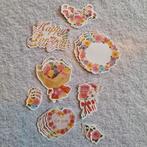 Washi stickers - Bloemen/rozen (34 stuks), Hobby en Vrije tijd, Stickers en Plaatjes, Nieuw, Meerdere stickers, Verzenden