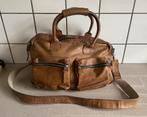Prachtige Cowboysbag The Small Bag leer bruin leder, 40 tot 60 cm, 20 tot 30 cm, Bruin, Minder dan 35 cm