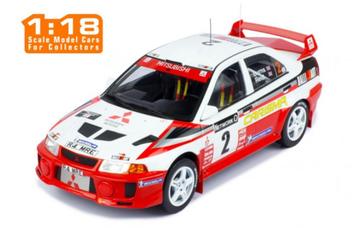 Mitsubishi Lancer RS Evo V RAC Rally 1998 Burns- Ixo 1:18 beschikbaar voor biedingen