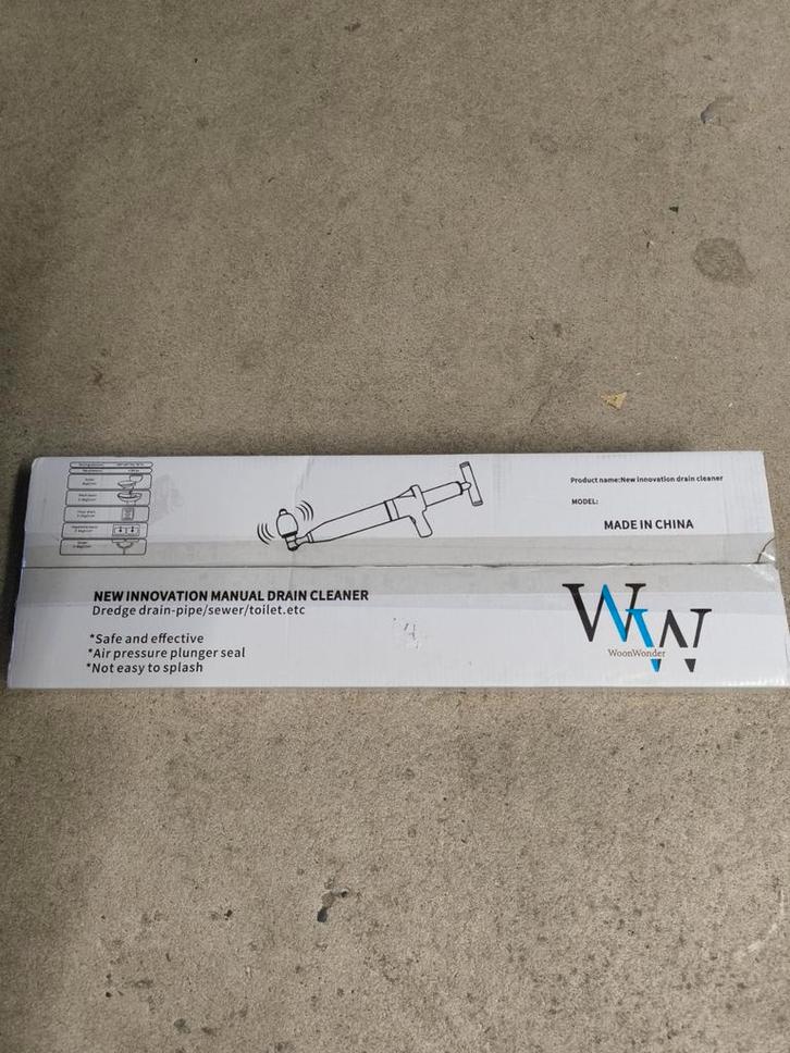 Nieuwe Handmatige Ontstopper - WoonWonder, Doe-het-zelf en Verbouw, Buizen en Afvoer, Nieuw, Afvoer, Overige materialen, Minder dan 2 meter