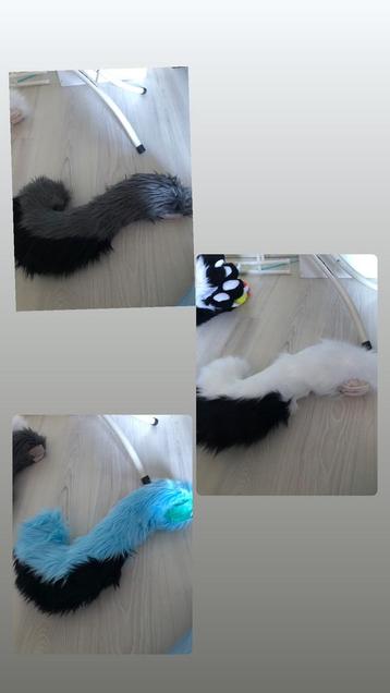 Fursuit canine staarten beschikbaar voor biedingen