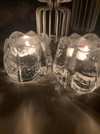 Orrefors leaf eden twee stuks. Vintage, Antiek en Kunst, Ophalen of Verzenden