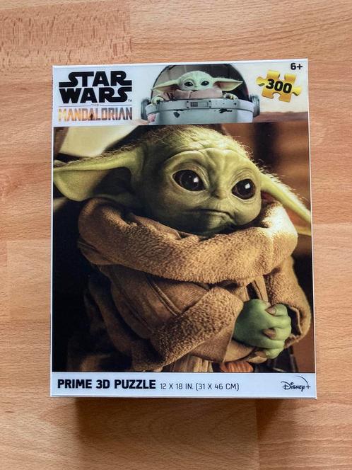 Baby yoda puzzel 300 stukjes 3D vanaf 6 jaar, Verzamelen, Star Wars, Zo goed als nieuw, Overige typen, Ophalen