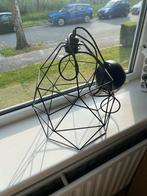 Zwarte metalen hanglamp geometrisch BRUNSTA en HEMMA IKEA, Ophalen of Verzenden, Zo goed als nieuw, Metaal, Minder dan 50 cm
