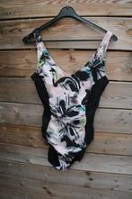 Badpak zwart/ wit/zalm mt 40 B-Cup Vaste prijs, Ophalen of Verzenden, Zo goed als nieuw, Zwart, Badpak