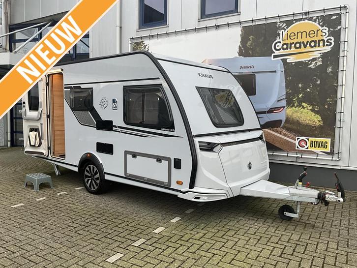 Knaus Sudwind 60 Years 420 QD 4 PERS-GRATIS MOVER, Caravans en Kamperen, Caravans, Bedrijf, tot en met 5, 1000 - 1250 kg, Treinzit