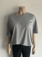 Shein grijs shirt tekst achter maat S oversized, Kleding | Dames, T-shirts, Verzenden, Zo goed als nieuw, Grijs, Korte mouw