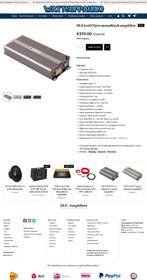 DLS 610CCI500 Monoblok versterker SQ 550WRMS, Info@optimount.nl, Nieuw, Ophalen of Verzenden, Anholtseweg 48A 7091 HB DINXPERLO