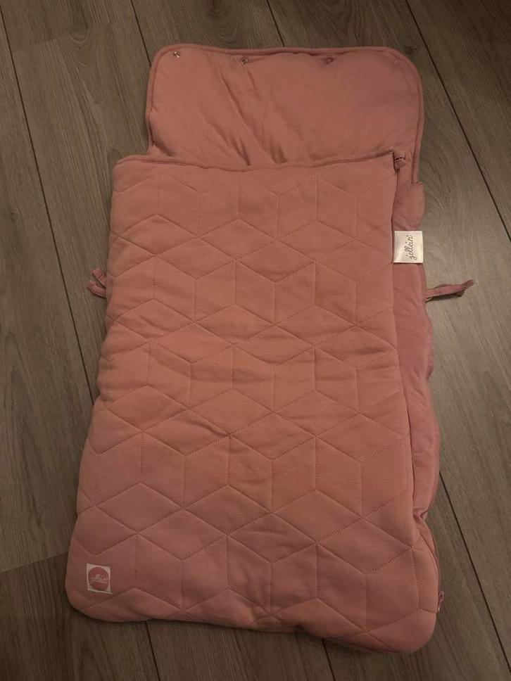 Maxicosi voetenzak Jollein roze, Kinderen en Baby's, Dekens, Slaapzakjes en Inbakerproducten, Zo goed als nieuw, Slaapzak, Minder dan 70 cm