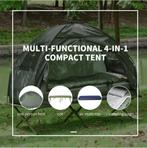 Outsunny 4 in 1 compact tent, Caravans en Kamperen, Ophalen of Verzenden, Zo goed als nieuw
