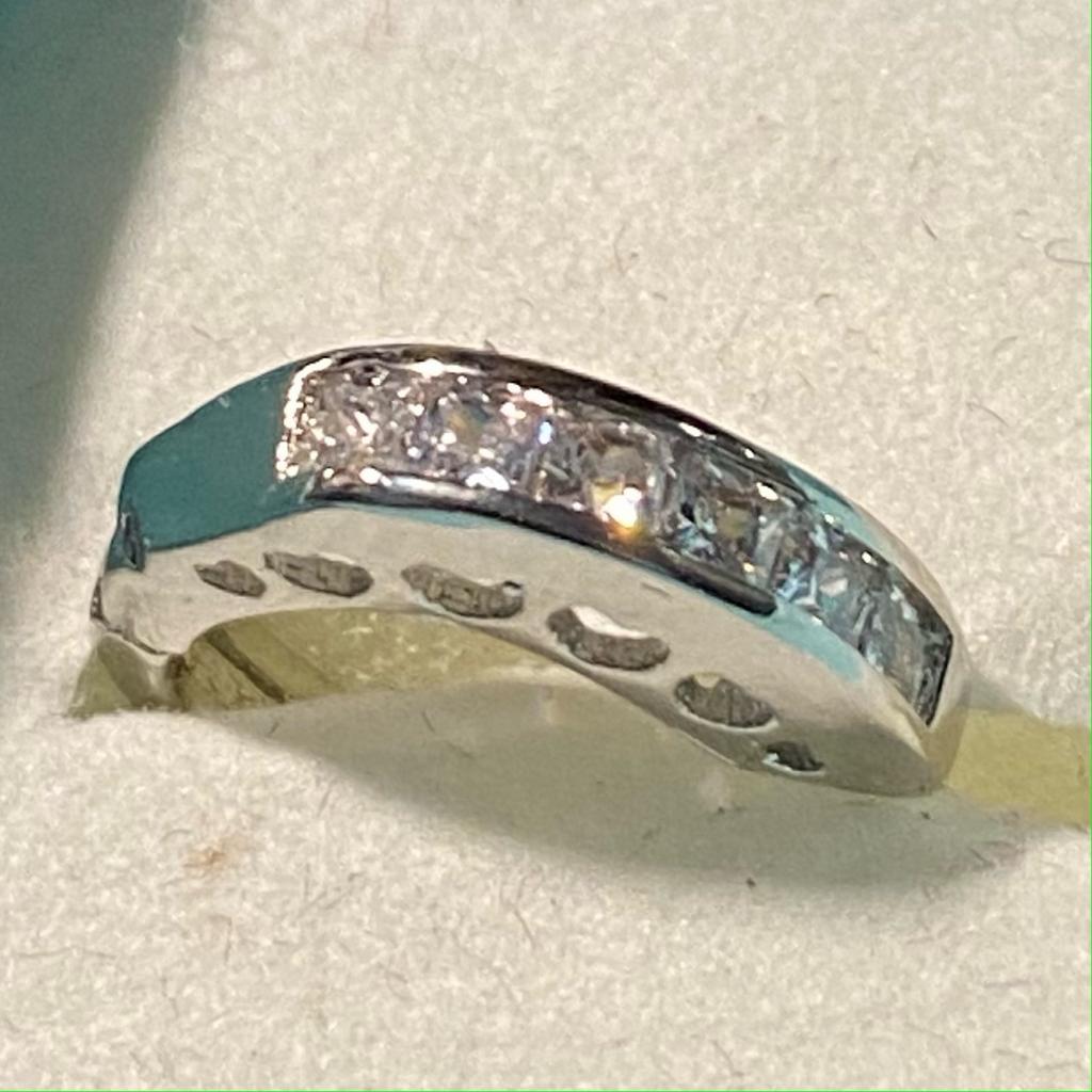 Luxe witgoud vergulde oorbellen met moissanite, Sieraden, Tassen en Uiterlijk, Oorbellen, Hangers, Nieuw, Ophalen of Verzenden