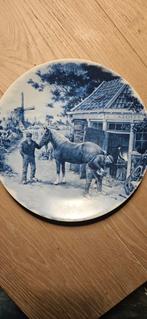 Delftsblauw geschilderd bord, Antiek en Kunst, Antiek | Wandborden en Tegels, Ophalen of Verzenden