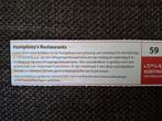Humphreys 4 of 7,50 p.p. korting, Tickets en Kaartjes, Kortingen en Cadeaubonnen, Eén persoon, Kortingsbon, Overige typen