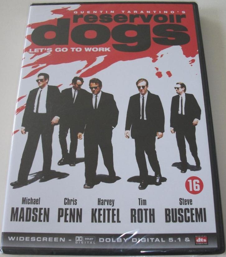 Dvd *** RESERVOIR DOGS *** *NIEUW*, Cd's en Dvd's, Dvd's | Thrillers en Misdaad, Nieuw in verpakking, Maffia en Misdaad, Vanaf 16 jaar
