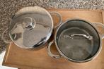 Pannen BK, Huis en Inrichting, Keuken | Potten en Pannen, Ophalen, Zo goed als nieuw, Rvs, Pannenset