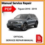 Volkswagen Tiguan 2016-2019 Workshop manual in PDF op DVD, Auto diversen, Handleidingen en Instructieboekjes, Ophalen of Verzenden