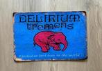 Prachtig vintage Delirium Tremens bord (30x20), Ophalen of Verzenden, Nieuw, Reclamebord, Plaat of Schild, Overige merken