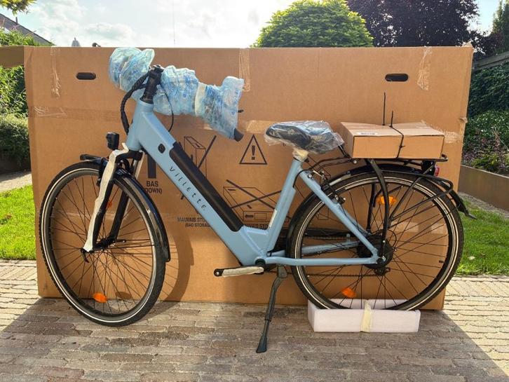 ZGAN Villette Amant - Blauw elektrische fiets, Fietsen en Brommers, Elektrische fietsen, Zo goed als nieuw, Overige merken, 47 tot 51 cm