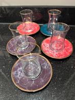 Zeer nette Karaca Thee glazen 5x, Glas of Glazen, Ophalen of Verzenden, Overige stijlen, Glas