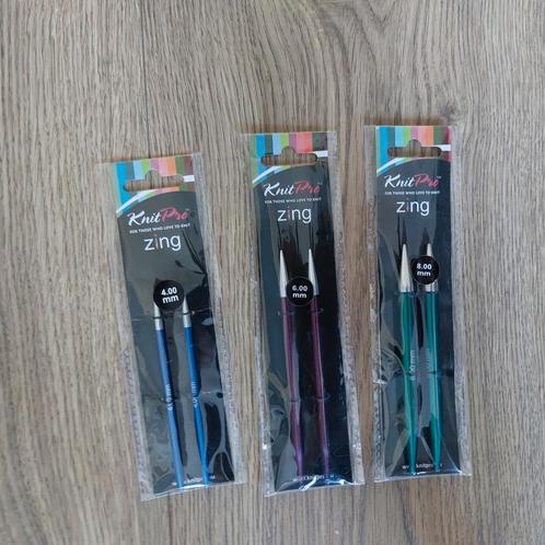 Knitpro zing. Losse naalden voor rondbreikabel., Hobby en Vrije tijd, Breien en Haken, Nieuw, Breien, Naald, Ophalen of Verzenden