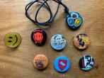 Jaren 80 mini buttons speldjes popgroepen popmuziek popmusic, Ophalen of Verzenden, Zo goed als nieuw