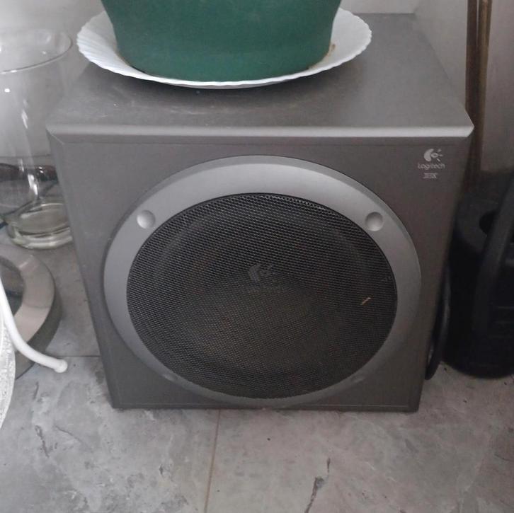 Oude speakerbox speakers van Logitech, Audio, Tv en Foto, Luidsprekers, Minder dan 60 watt, Overige merken, Ophalen