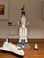 Playmobil Lanceerbasis met raket en Space Shuttle, Kinderen en Baby's, Speelgoed | Playmobil, Ophalen, Gebruikt, Complete set