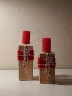 Kerst - mooie kaarsen houder, Ophalen of Verzenden, Nieuw, Overige materialen, Minder dan 25 cm