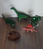 Dino speelgoed, 1 handpop en 1 geluidmakend/bewegend, Ophalen of Verzenden, Zo goed als nieuw