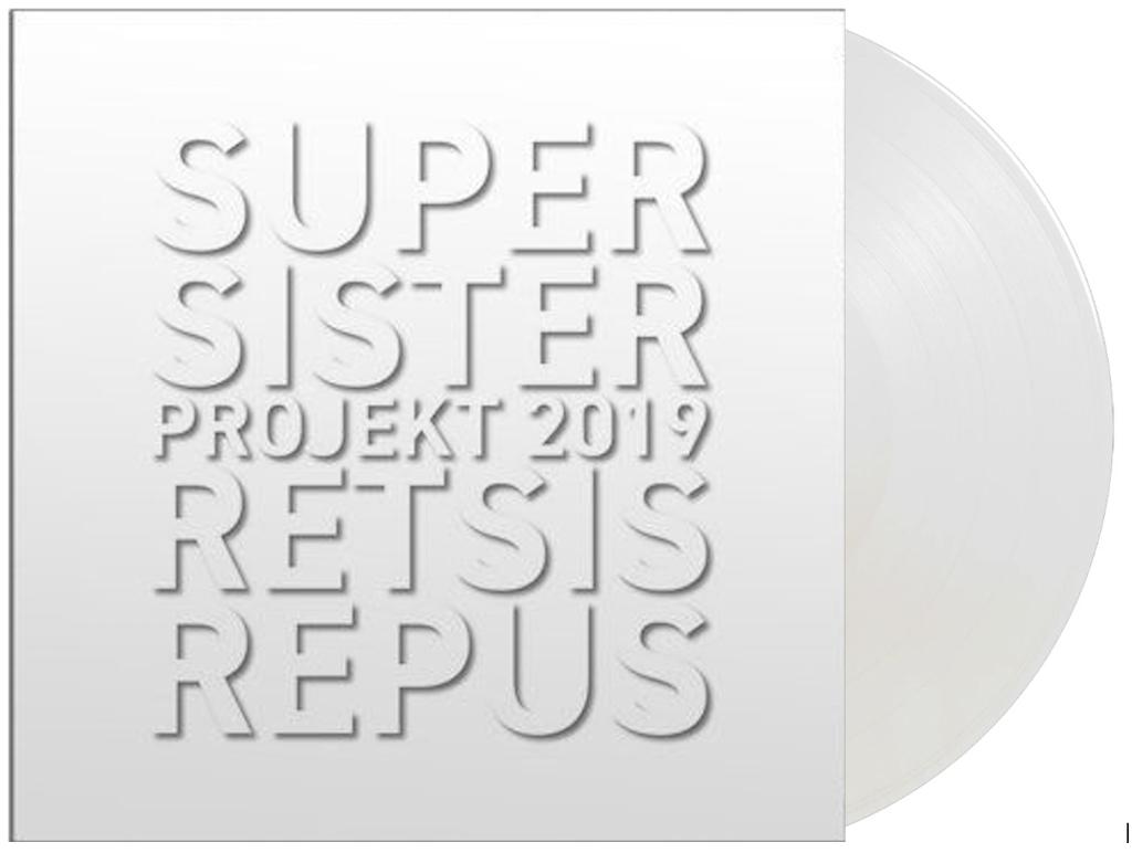 Vinyl LP Supersister Projekt 2019 Retsis Repus WHITE NIEUW, Ophalen of Verzenden, Nieuw in verpakking, 12 inch
