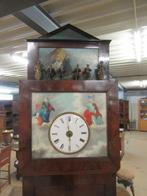 Oer 10908 ANTIEKE staande Flötenuhr met bewegende muzikanten, Antiek en Kunst, Antiek | Klokken, Ophalen