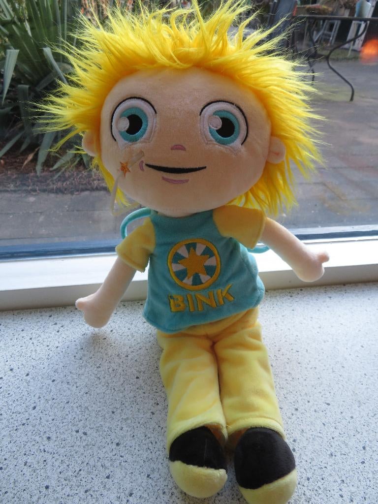 Zachte pop Bink & Bibi met sondevoeding apparaat, Kinderen en Baby's, Speelgoed | Knuffels en Pluche, Ophalen of Verzenden, Zo goed als nieuw