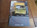 Folder Scania LB 81 vrachtwagens 1977, Ophalen of Verzenden, Zo goed als nieuw, Overige merken, Scania