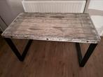 Steenschotten eettafel 4 persoons, Ophalen, 100 tot 150 cm, 50 tot 100 cm, Zo goed als nieuw